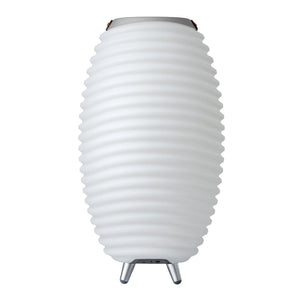 Synergy 13" Cordless Rechargeable Indoor/Outdoor Speaker Lamp, White
