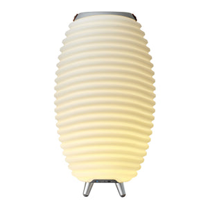 Synergy 13" Cordless Rechargeable Indoor/Outdoor Speaker Lamp, White