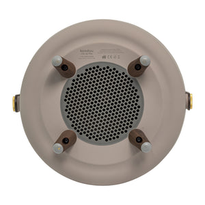 Lite Up Play 11" Cordless Rechargeable Indoor/Outdoor Speaker Lamp, Earth - Light Brown/Taupe
