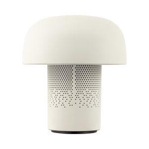 Sensa Play 8" Cordless Rechargeable Indoor/Outdoor Speaker Lamp, White
