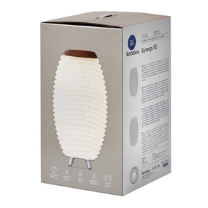 Synergy 13" Cordless Rechargeable Indoor/Outdoor Speaker Lamp, White