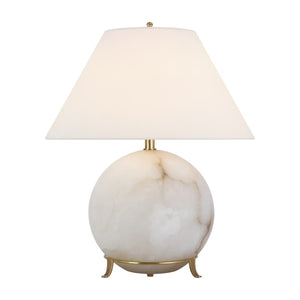 Price 16" One Light Table Lamp, Antique Brass