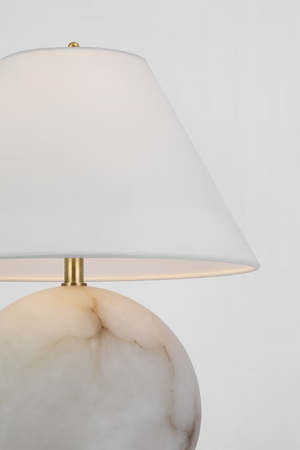 Price 16" One Light Table Lamp, Antique Brass