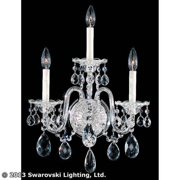 Sterling 7.5'' Three Light Wall Sconce, Silver with Clear Heritage Crystal - Main Product Image.jpg