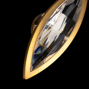 Marchesa 5.75'' LED Wall Sconce, Aged Brass