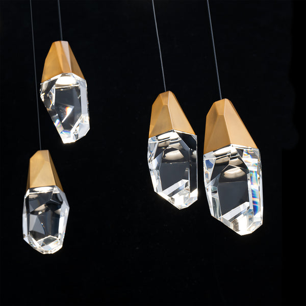 Martini 17'' LED Chandelier, Black