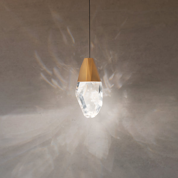 Martini 17'' LED Chandelier, Aged Brass