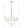 Katrina 27.5'' Five Light Chandelier, Antique Silver