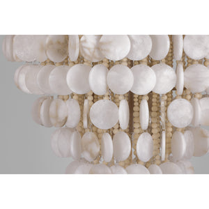 Aurex 28" Twelve Lights Pendant, Autumn White