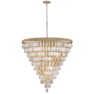 Aurex 40" Fifteen Light Pendant, Autumn White