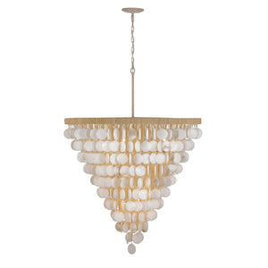 Aurex 40" Fifteen Light Pendant, Autumn White