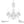 Hamilton Nouveau 26'' Seven Light Chandelier, Silver