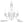 Hamilton Nouveau 28'' Eight Light Chandelier, Silver