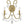 Ophelia 14'' Two Light Wall Sconce, Gold Clear Hand Cut Crystal