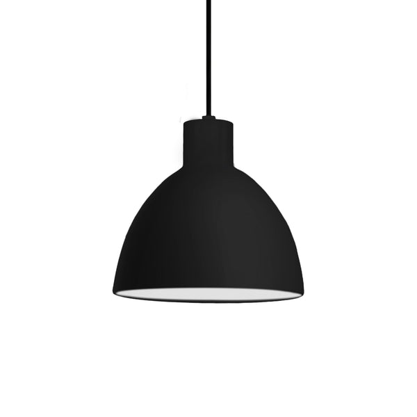Lunara 9" LED Pendant Light, Black