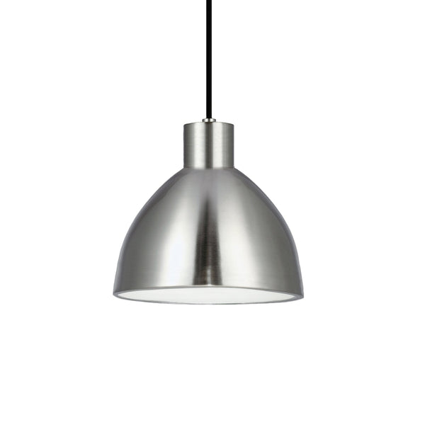 Lunara 9" LED Pendant Light, Brushed Nickel