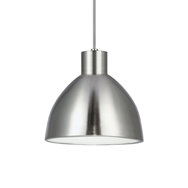 Lunara 12" LED Pendant Light, Brushed Nickel