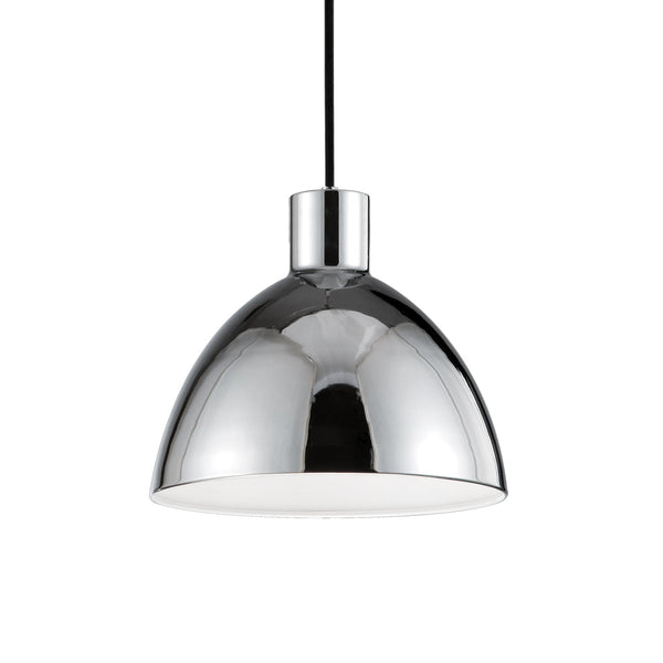 Lunara 12" LED Pendant Light, Chrome