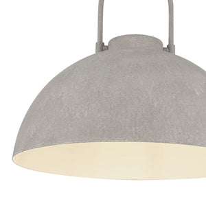 Wichita 16" Dome Pendant Light, Steel Shade