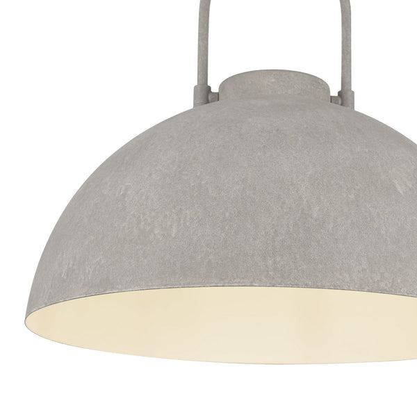 Wichita 16" Dome Pendant Light, Steel Shade