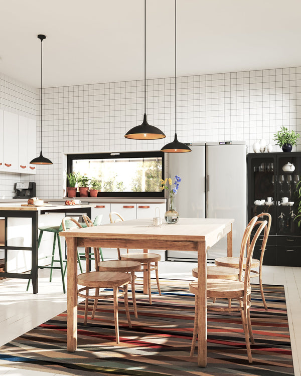 Sora 14" Pendant Light, Matte Black