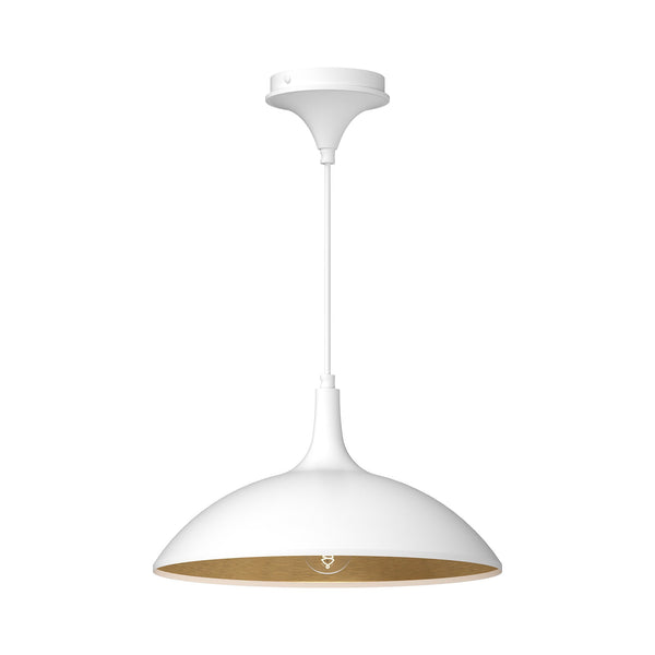 Sora 14" Pendant Light, White
