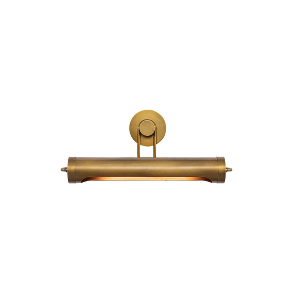 Broylan 20" Two-Light Picture Light, Vintage Brass