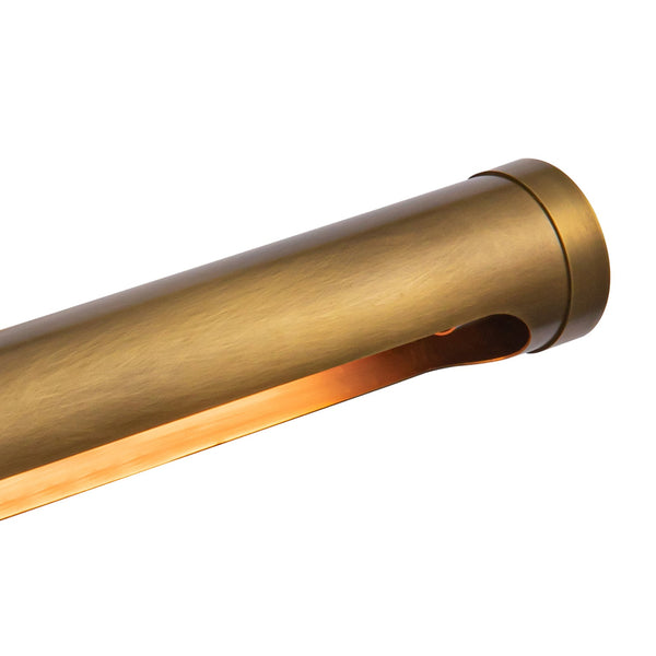 Mandelo 20" Two-Light Picture Light, Vintage Brass