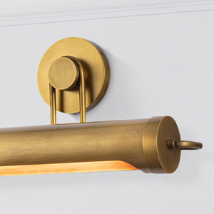 Mandelo 20" Two-Light Picture Light, Vintage Brass