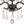 Maison Parisienne 13'' Three Light Hand Cut Crystal Mini Chandelier, Bronze