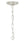 Maison Parisienne 13.5'' Four Light Mini Crystal Chandelier, Antique White Hand Cut Crystal