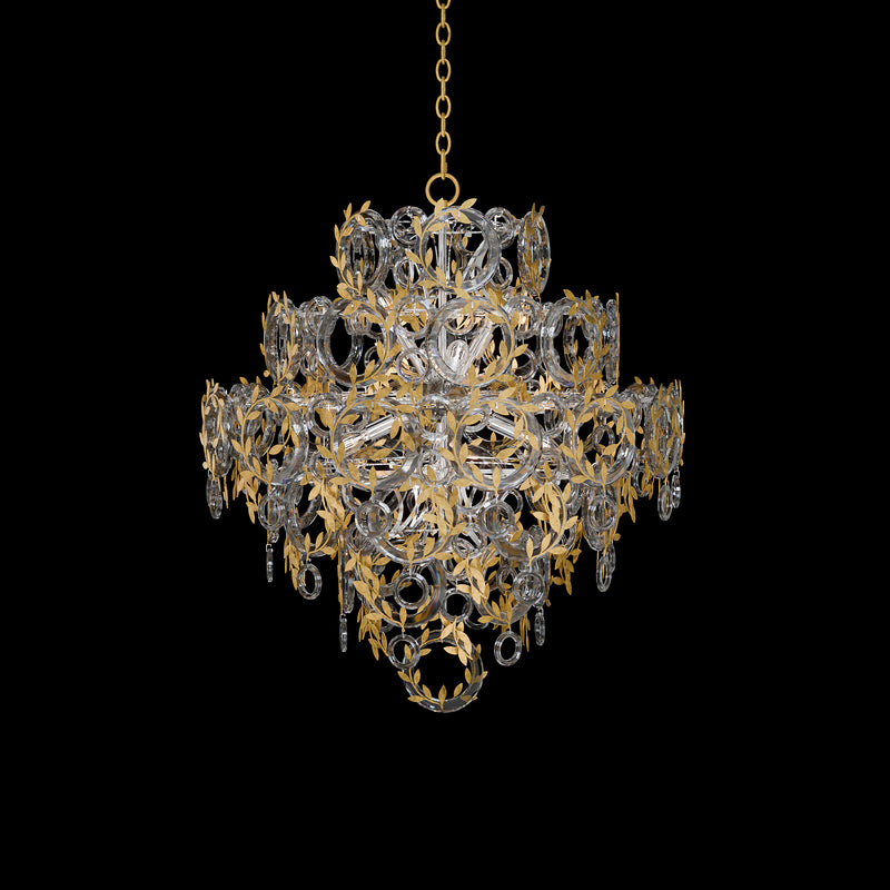 Concetta 29" Eight Lights Chandelier, Heirloom Gold