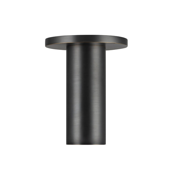 Aurelio 6" LED Semi-Flush Ceiling Light, Urban Bronze