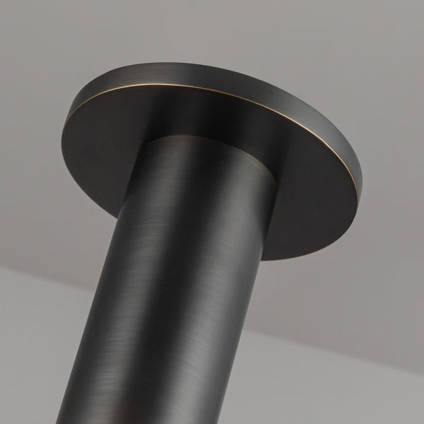 Aurelio 6" LED Semi-Flush Ceiling Light, Urban Bronze