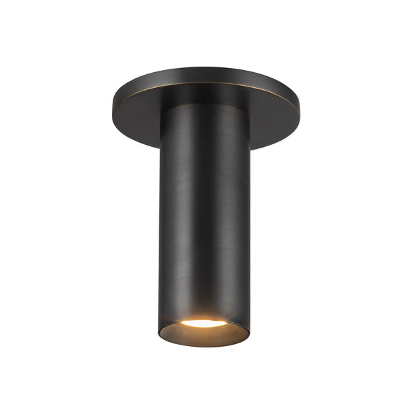 Aurelio 6" LED Semi-Flush Ceiling Light, Urban Bronze