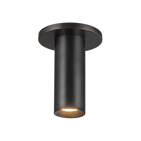 Aurelio 6" LED Semi-Flush Ceiling Light, Urban Bronze