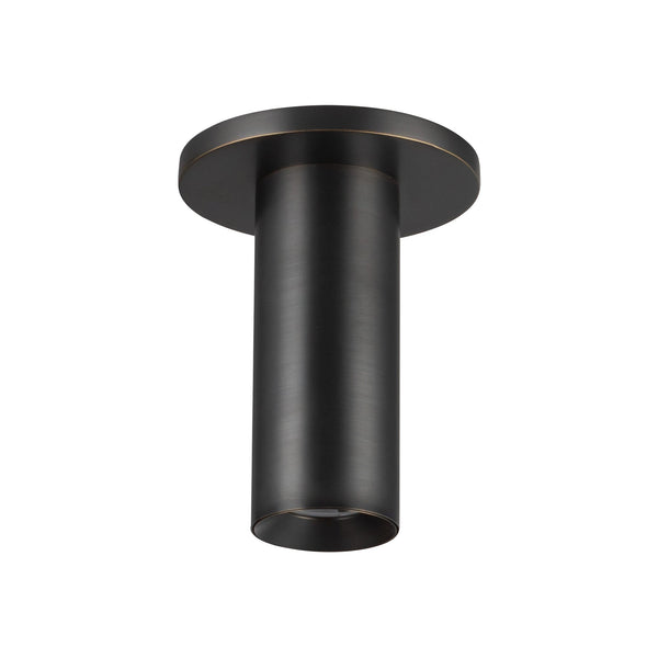 Aurelio 6" LED Semi-Flush Ceiling Light, Urban Bronze