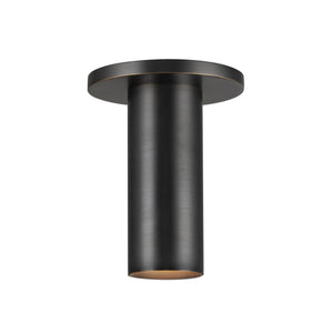 Aurelio 6" LED Semi-Flush Ceiling Light, Urban Bronze
