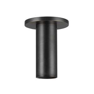 Aurelio 6" LED Semi-Flush Ceiling Light, Urban Bronze