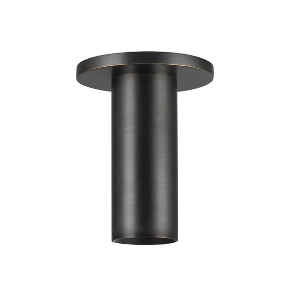 Aurelio 6" LED Semi-Flush Ceiling Light, Urban Bronze