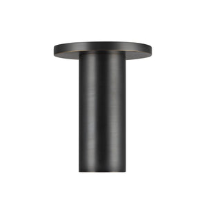 Aurelio 6" LED Semi-Flush Ceiling Light, Urban Bronze