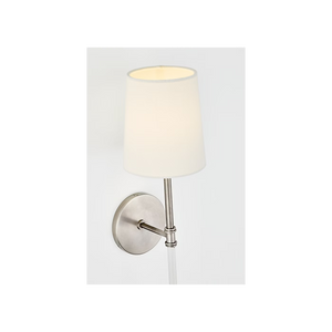 Camille 5.5" One Light Wall Sconce, Antique Nickel