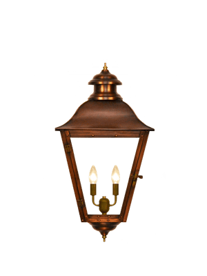 State Street 12" Two Lights Wall Mount, Antique Copper