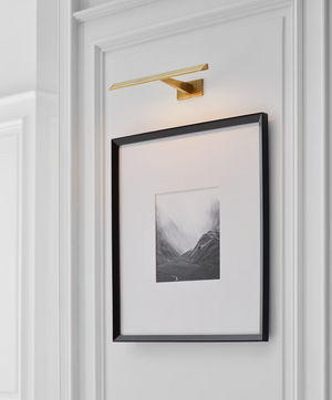 Petrel 18" LED Picture Light, Hand-Rubbed Antique Brass