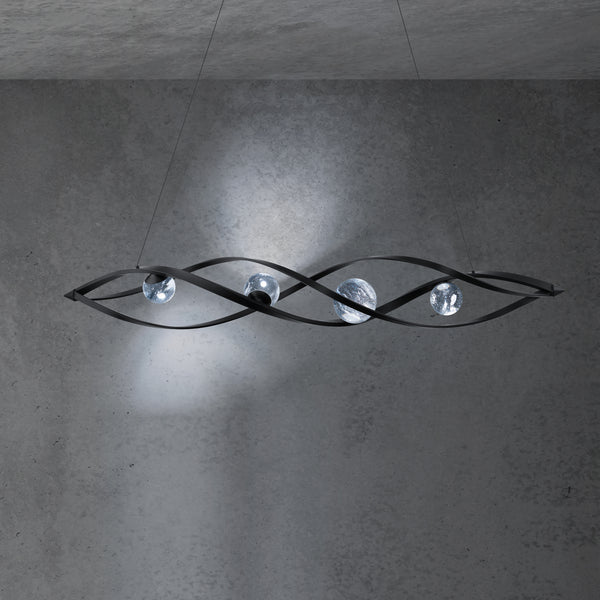 Slipstream 54'' LED Linear Pendant, Black