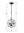 Soleil 12.5'' Three Light Mini Chandelier, English Bronze