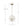 Soleil 12.5'' Three Light Mini Chandelier, Antique Silver