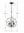 Soleil 17'' Five Light Mini Chandelier, English Bronze