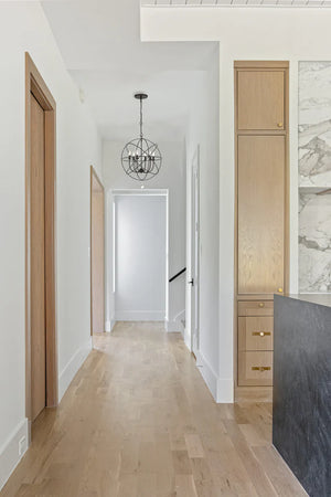 Soleil 22.5'' Six Light Chandelier, English Bronze