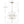 Soleil 22.5'' Six Light Chandelier, Antique Silver
